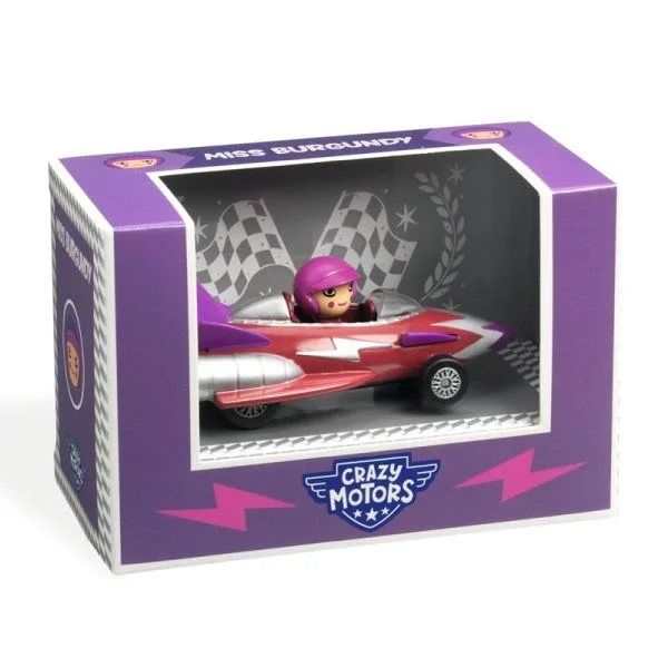 Djeco crazy motors miss burgundy