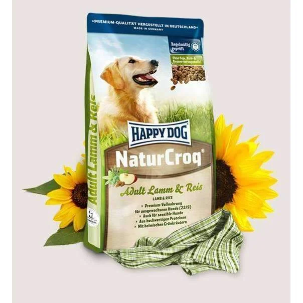 8. **Dog snack bag is portable**Happy Dog Premium - NaturCroq  Lamb & Rice - 1 kg